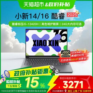 联想 小新14SE新品酷睿i5大学生商务办公轻薄便携学习笔记本电脑14英寸 24+512