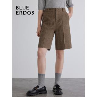 BLUE ERDOS 短裤女时尚西裤气质直筒西装短裤女