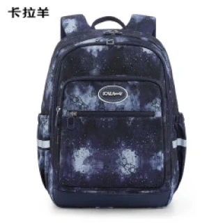 卡拉羊 双肩书包 CX2127 藏青 18L