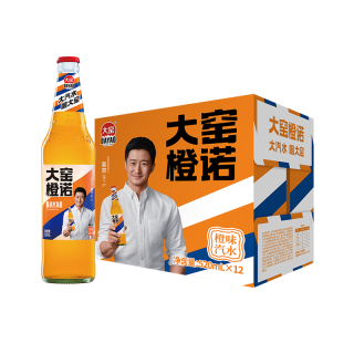 88VIP：大窑 橙诺汽水玻璃瓶 520ml*12瓶
