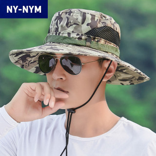 NY-NYM 遮阳帽子夏天登山小帽檐透气男士