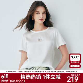 帕罗 真丝 女士短袖T恤