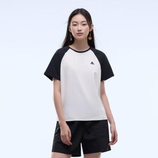 安踏 力韧T丨户外显瘦插肩短袖t恤女夏季圆领宽松透气休闲运动上衣女