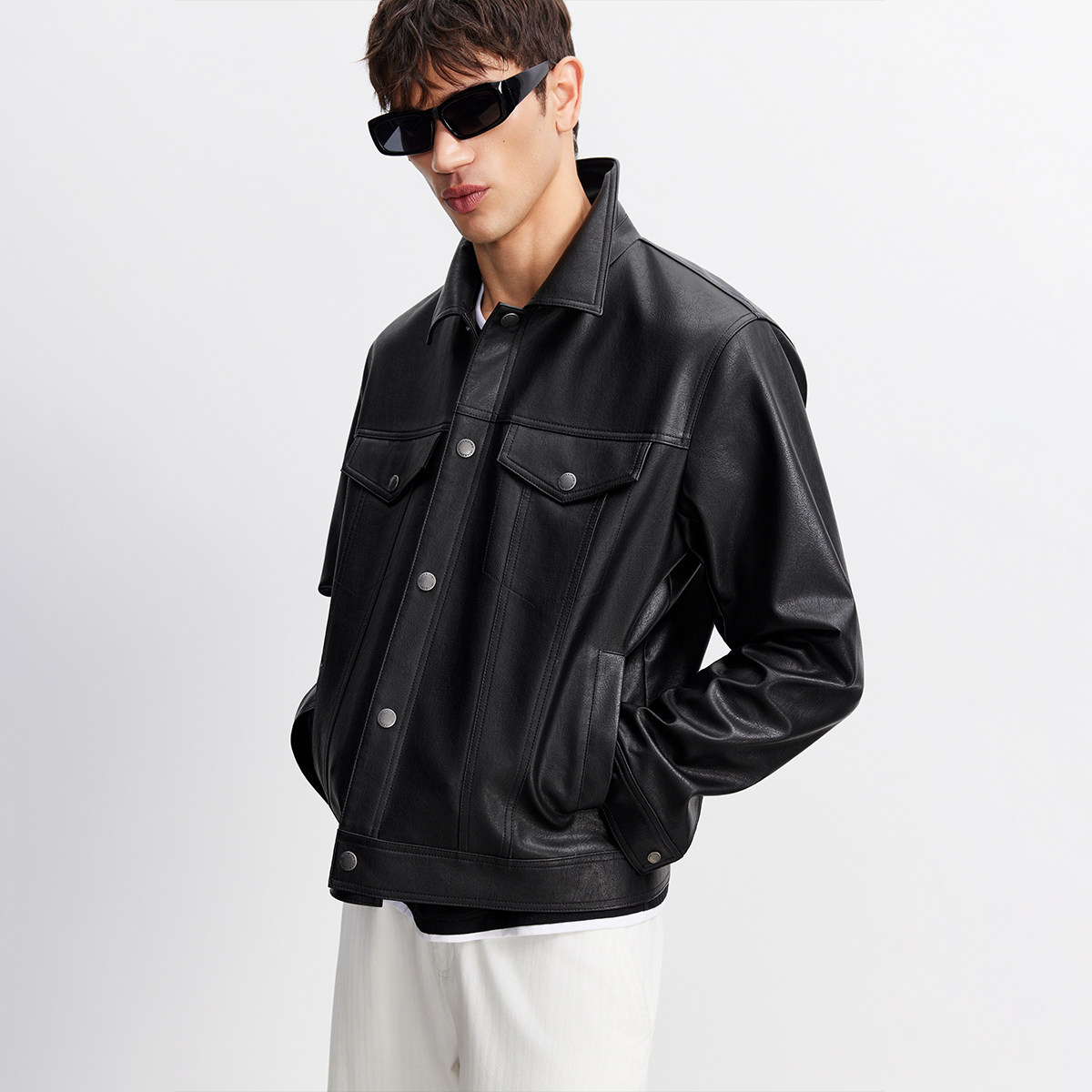  JACK&JONES/杰克琼斯 男士夹克 E40黑色 180/100A/L