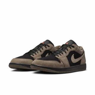 NIKE Jordan Air Jordan 1 AJ1棕黑防滑耐磨低帮男鞋运动复古篮球鞋 IB7109-005 40