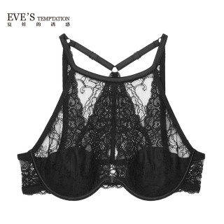 Eve's Temptation 女士全蕾丝前扣挂脖美背文胸罩 80B