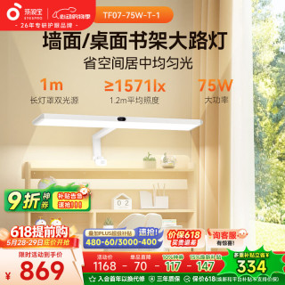 孩视宝 夹式护眼台灯 书桌大路灯 TF07-75W-T-1 包安装