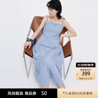 MOUSSY 女士连衣裙 115花纹蓝色