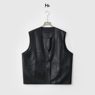 ME 中古雅痞女士皮衣马甲 MESA0514
