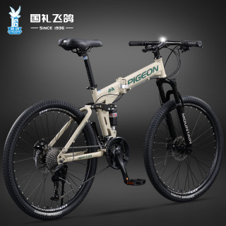 飞鸽 山地自行车 变速软尾双肩减震