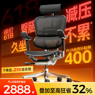 Ergonor 人体工学椅  黑色网