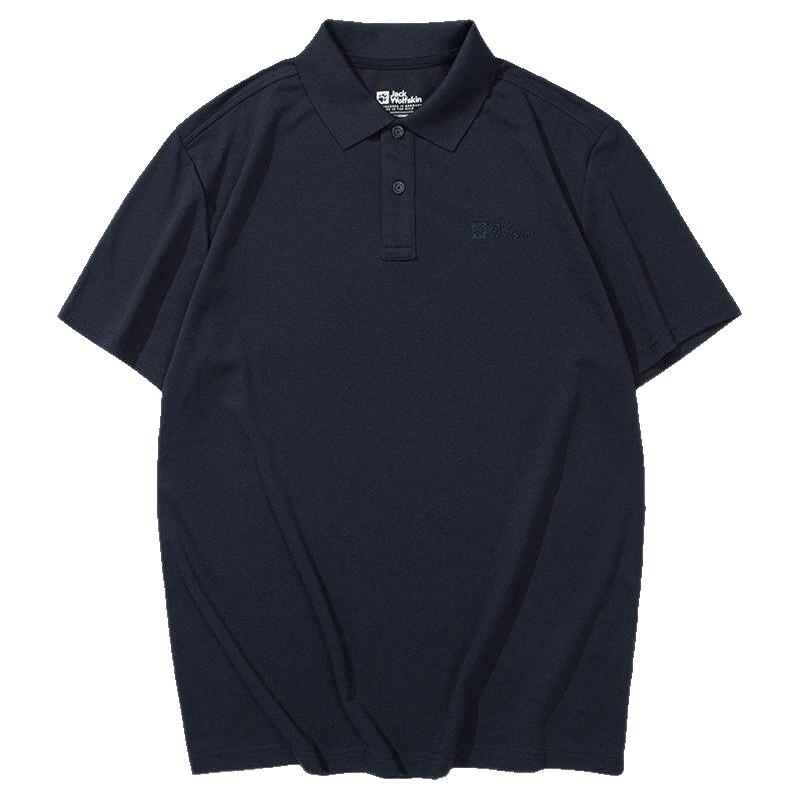 Jack Wolfskin狼爪 DONDO氧气休闲Polo衫 男士短袖速干衣