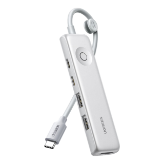 绿联 U601-95189 Type-C转HDMI2.0 4K60Hz 银白色 接口转换器