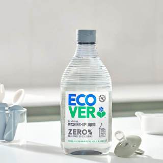 ecover 欧维洁 洗碗液 餐具果蔬清洗剂 450ml 洋甘菊小柑橘香型 浓缩天然不伤手 进口