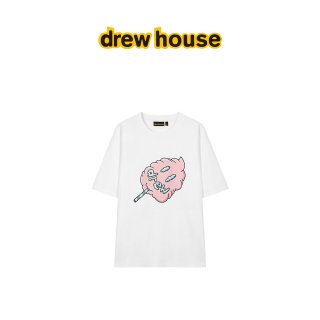 drew house drew 男女同款短袖T恤 DH-HJ2508-WH