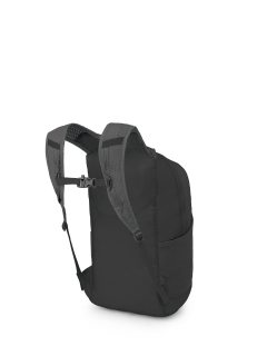 OSPREY 18L超轻可折叠旅行背包 尼龙日用登山包 可扩展行李空间 黑色