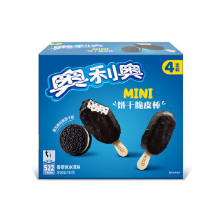 奥利奥 迷你MINI饼干脆皮棒香草味冰淇淋140g/盒