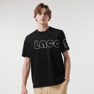 LACOSTE 男士短袖T恤 字母印花