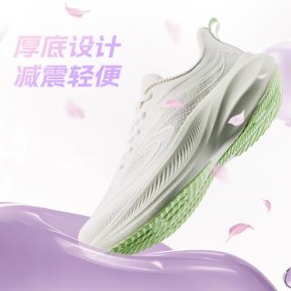 乔丹 咻轻速科技基础跑花朵鞋网面透气运动鞋软底轻便女跑步鞋减震回弹
