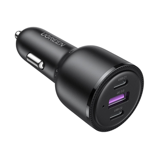 绿联 75W总功率 PD45W快充 一拖三车载充电器