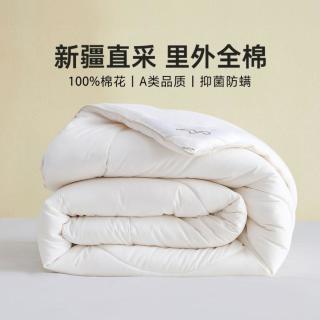 水星家纺 100%新疆棉花被子春秋被夏凉被冬被棉被褥空调被全棉被芯夏被