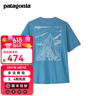 Patagonia 弹性透气速干 男士T恤 S