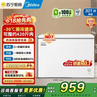 美的 冷柜BD/BC-301KM(E)白色