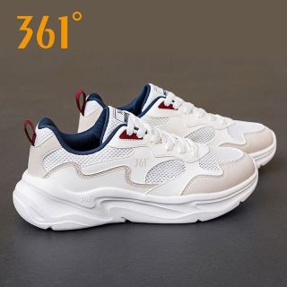 百亿补贴：361° 夏季网面新款运动鞋男鞋休闲透气百搭通勤轻便跑步鞋户外旅游