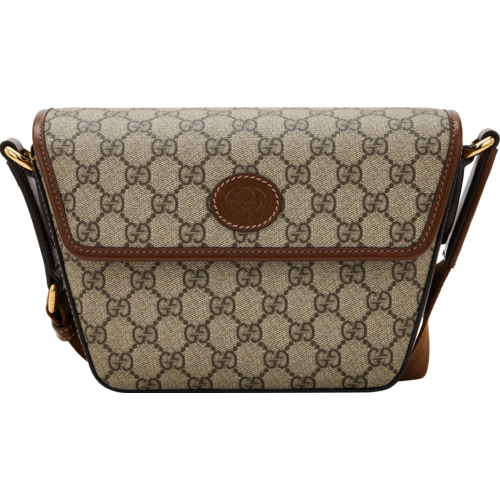 GUCCI 古驰 GG Supreme帆布女士单肩包