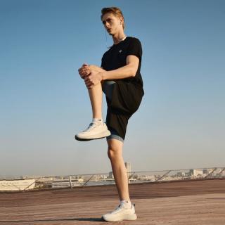 FILA 男士抗紫外线休闲裤 健身基础针织五分裤