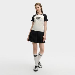 FILA 女士半身裙 时尚休闲百褶裙