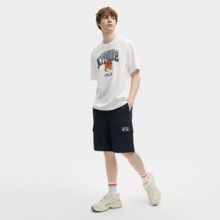 限尺码：FILA 男士运动休闲裤 小狐狸短裤
