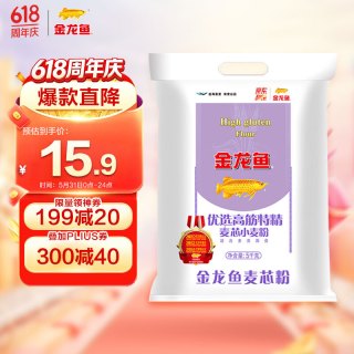 金龙鱼 优选高筋特精麦芯小麦粉 5kg