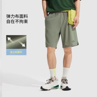 李宁 运动短裤夏季透气男梭织运动裤舒适百搭休闲短裤