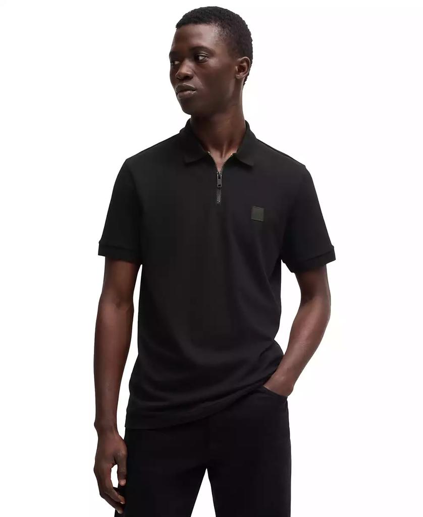 HUGO BOSS 男士弹力棉修身POLO衫