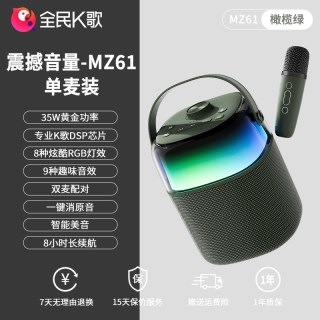 全民K歌 MZ61蓝牙音响家庭k歌无线分离式麦克风套装高音质家用音箱