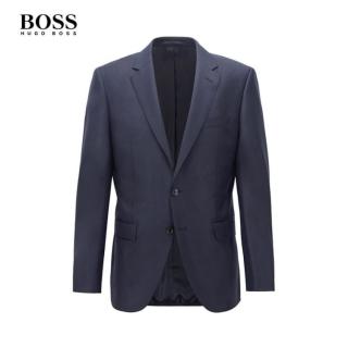 BOSS 男士西服外套 商务修身平驳领