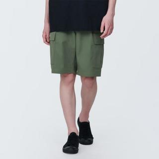 無印良品 MUJI 无印良品 男式 不易沾水 弹力工装短裤裤子休闲裤 男装男款