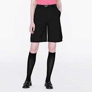 比音勒芬 夏女士休闲短裤时尚百搭工装裤子五分裤女下装裤子（不含腰带）