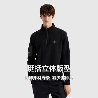 限尺码：比音勒芬 时尚达人秋季男士长袖卫衣拉链立领休闲上衣