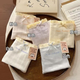 有只绵 女士纯棉抗菌内裤 5条