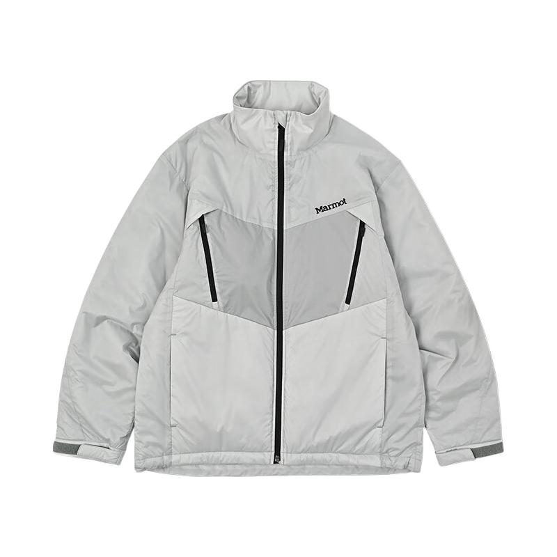 Marmot/土拨鼠 Light Trace Padding Jacket 银色 S 运动棉服