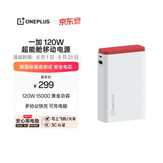 移动端、京东百亿补贴：一加 120W超级闪充 充电宝