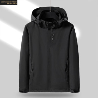 JEANSWEST OUTDOOR JEANSWEST 真维斯 男士可拆卸帽冲锋衣外套 XH-6266