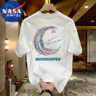 NASA MARVEL 男士短袖T恤 宽松半袖美式时尚重磅