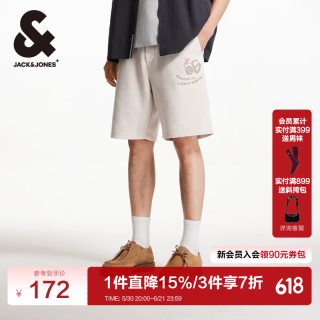 杰克琼斯 男士宽松短裤 22529F026