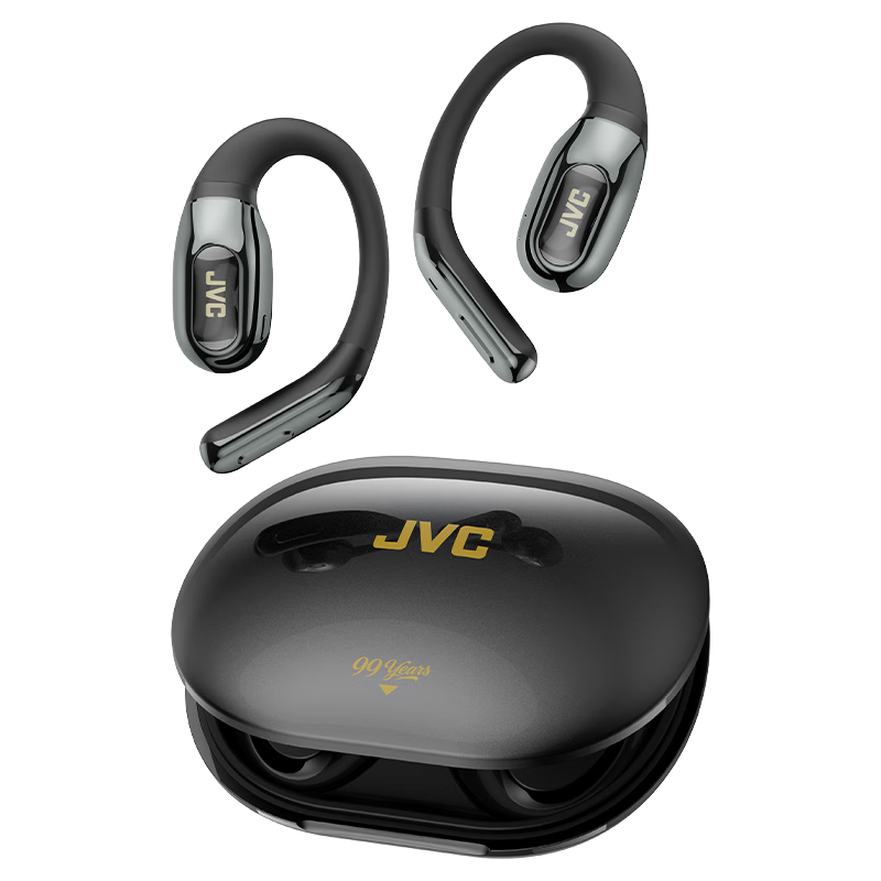 JVC HJ-ME20A 敲击控制 星空黑 耳挂式蓝牙耳机