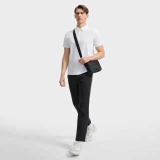 FILA 男装休闲裤男士时尚基础中弹经典直筒梭织长裤