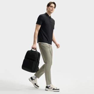 FILA 男装时尚简约舒适休闲裤男士基础百搭直筒梭织长裤