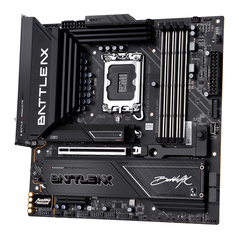 七彩虹 BATTLE-AX B860M-PLUS S WIFI7 V20 DDR5 主板